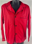 Elvis Presley Owned & Worn Red Nightshirt w/ Letter of Provenance from Patti Parry