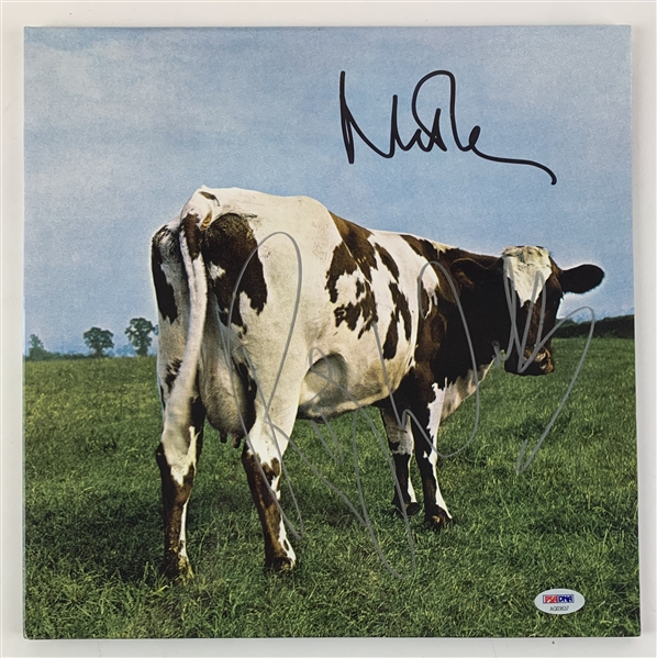 Pink Floyd: Roger Waters & Nick Mason Dual Signed "Atom Heart Mother" Record Album (PSA/DNA LOA)