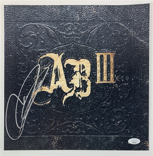 Alter Bridge: Mark Tremonti & Scott Phillips Signed 12" x 12" Flat for "ABIII" (JSA COA)