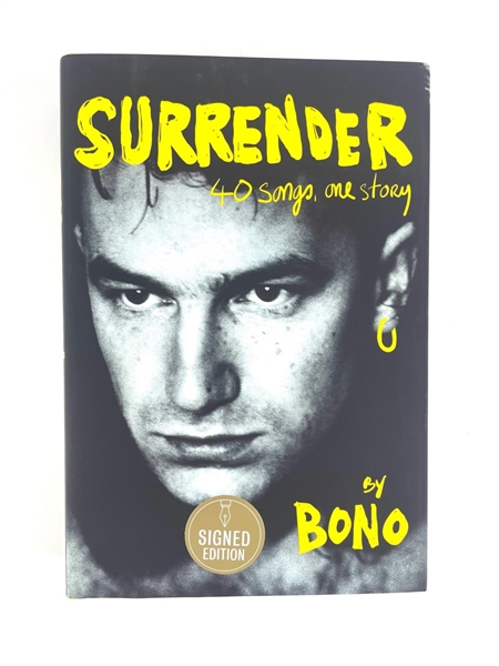 Bono Signed 1st Edition "Surrender" Hardcover Book (Third Party Guarantee)