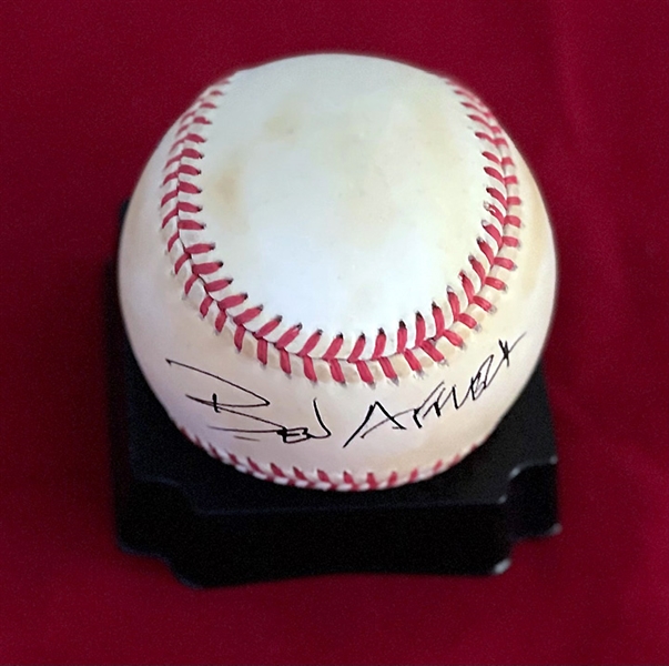 Ben Affleck IN-PERSON Signed NL Baseball w/Full Signature! (Third Party Guarantee)