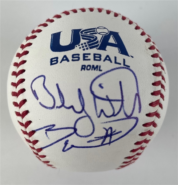 Official USA Baseball signed by Father/Son MLB Stars Bobby Witt and Bobby Witt Jr. (Third Party Guarantee)