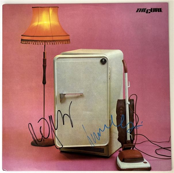 The Cure: Smith & Tolhurst In-Person Signed “Three Imaginary Boys” Album Record (2 Sigs) (JSA Authentication)