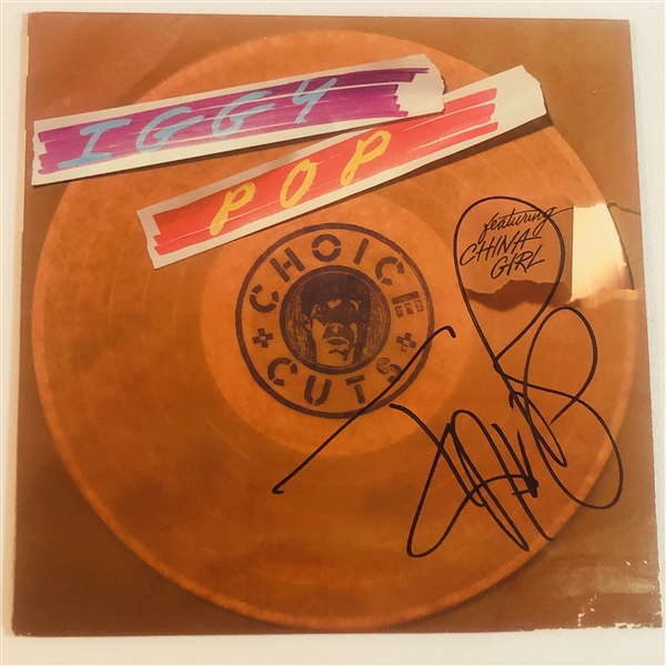 Iggy Pop In-Person Signed “Choice Cuts” Album Record (John Brennan Collection) (Beckett/BAS Authentication)