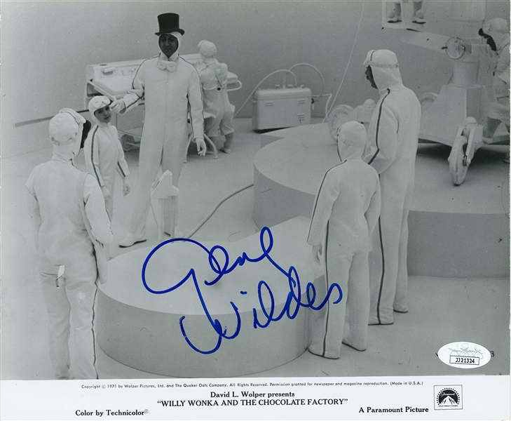 Willy Wonka & The Chocolate Factory: Gene Wilder In-Person Signed 9.5” x 8” Photo (John Brennan Collection) (JSA Authentication)