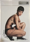 Rihanna RARE & Sexy Signed 8" x 10" Color Photo (Beckett/BAS Encapsulated & LOA)