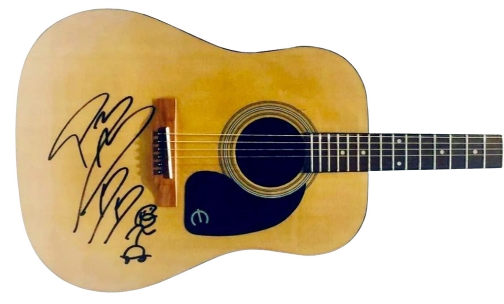 Post Malone Signed Acoustic Guitar On the Body (JSA Authentication)