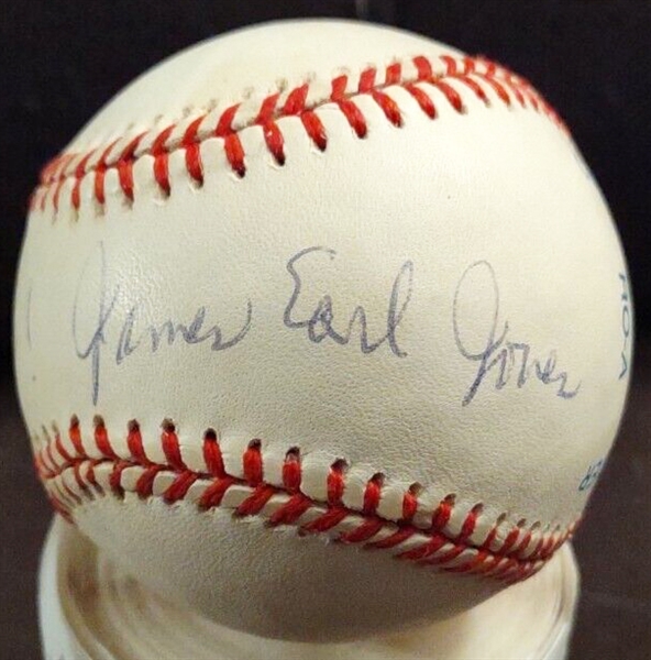 James Earl Jones RARE Single Signed OAL Baseball (Beckett/BAS)