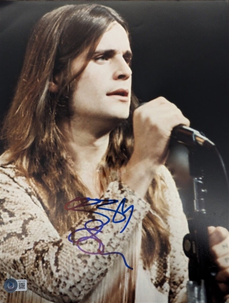 Ozzy Osbourne In-Person Signed 11" x 14" Color Photo (Beckett/BAS LOA)