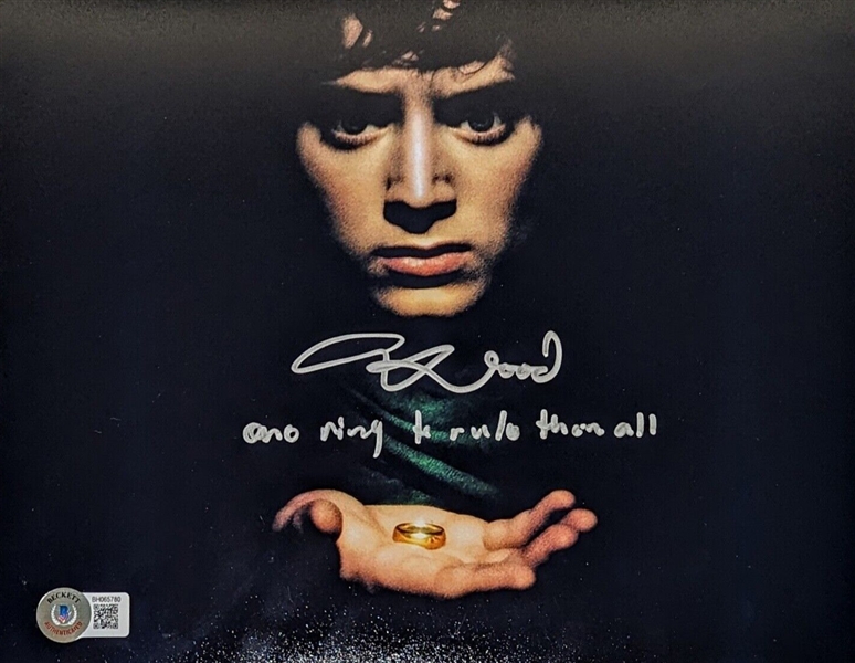 Elijah Wood Signed 8" x 10" Color Photo from "Lord of the Rings" with Great Quote! (Beckett/BAS)