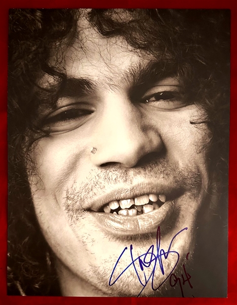 SLASH from Guns N Roses IN-PERSON Signed 11x15 Herb Ritts Photo (Third Party Guarantee)