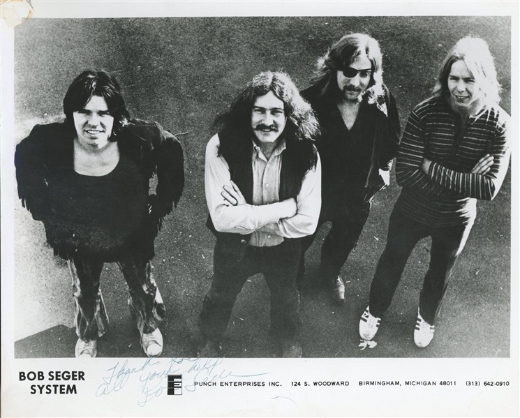 Bob Seger Signed 8" x 10" VINTAGE 69 Promo Photo (Epperson/REAL)