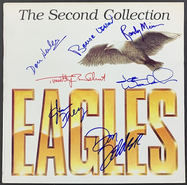 The Eagles Superb Group Signed "The Second Collection" Album w/ 7 Signatures! (Epperson/REAL LOA)