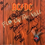 AC/DC Group Signed "Fly on the Wall" Album Flat by All Five (5) Members! (JSA LOA)