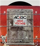 AC/DC Vintage Group Signed "High Voltage" RARE First Issue Album w/ Bon Scott! (5 Sigs)(Epperson/REAL)