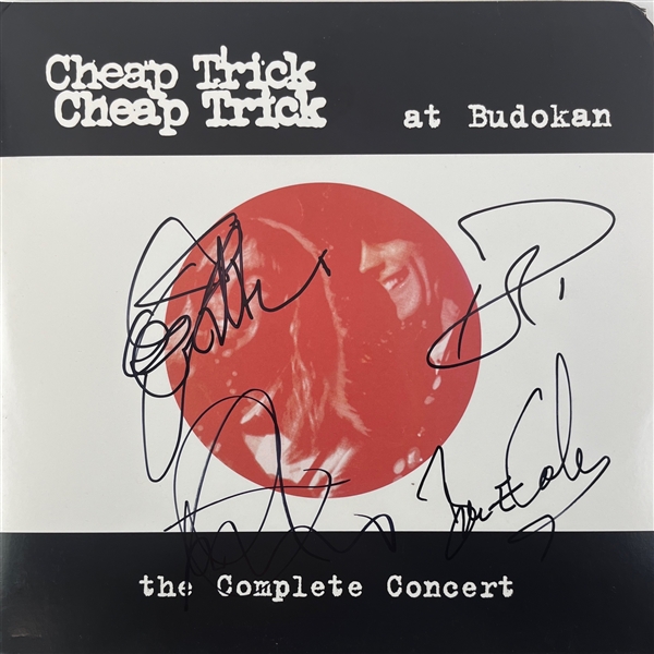 Cheap Trick: Group Signed "At Budokan" Live Album Cover w/ Vinyl (Third Party Guaranteed