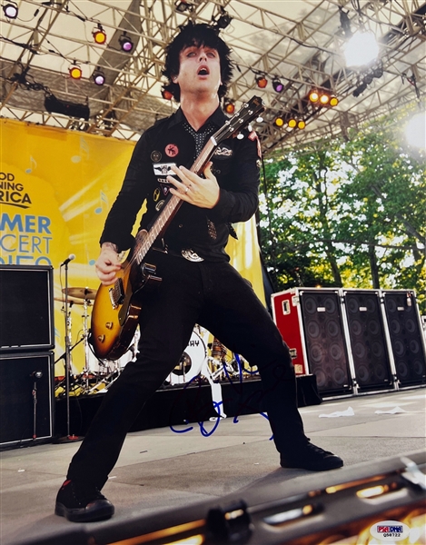 Green Day: Billie Joe Armstrong Signed 11" x 14" Photo (PSA/DNA)