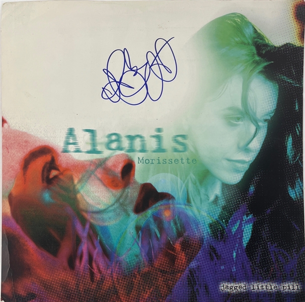 Alanis Morissette Signed 12" x 12" "Jagged Little Pill" Album Flat (Beckett/BAS)