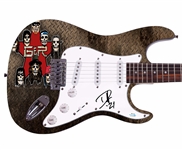 Guns N Roses: Duff McKagan Signed Custom Graphic Guitar (ACOA)