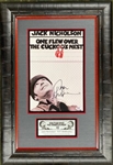 Jack Nicholson Signed “One Flew Over the Cuckoos Nest” Mini 11” x 17” Poster Framed (PSA Authentication) 
