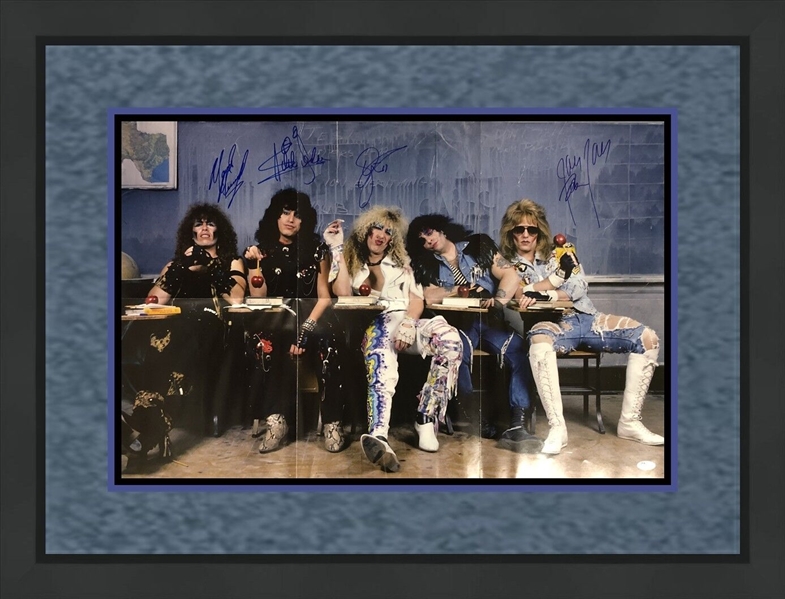 Twisted Sister Group Signed Limited Edition Stay Hungry Poster (4 Sigs) (JSA Authentication) 