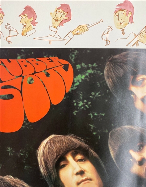 The Beatles: Ron Campbell Fantastic Original Artwork “Rubber Soul Hearts” Litho (Third Party Guaranteed) 