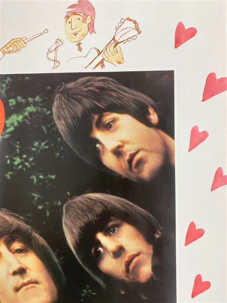 The Beatles: Ron Campbell Fantastic Original Artwork “Rubber Soul Hearts” Litho (Third Party Guaranteed) 
