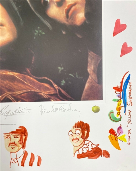 The Beatles: Ron Campbell Fantastic Original Artwork “Rubber Soul Hearts” Litho (Third Party Guaranteed) 