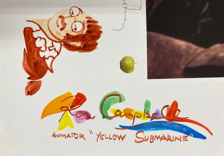 The Beatles: Ron Campbell Fantastic Original Artwork “Rubber Soul Hearts” Litho (Third Party Guaranteed) 