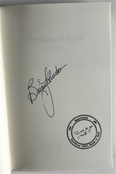AC/DC: Brian Johnson Signed “The Lives of Brian” Book (Third Party Guaranteed)