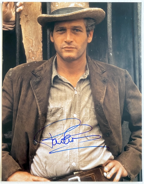 Paul Newman “Butch Cassidy & The Sundance Kid” In-Person Signed 11” x 14” Photo (JSA Authentication)