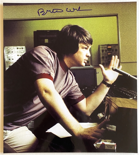 Beach Boys: Brian Wilson In-Person Signed 11” x 14” Photo (JSA Authentication)
