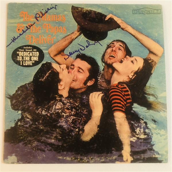 The Mamas & The Papas: Phillips & Doherty In-Person Signed “Mamas & Papas Deliver” Album Record (John Brennan Collection) (Beckett/BAS Authentication)
