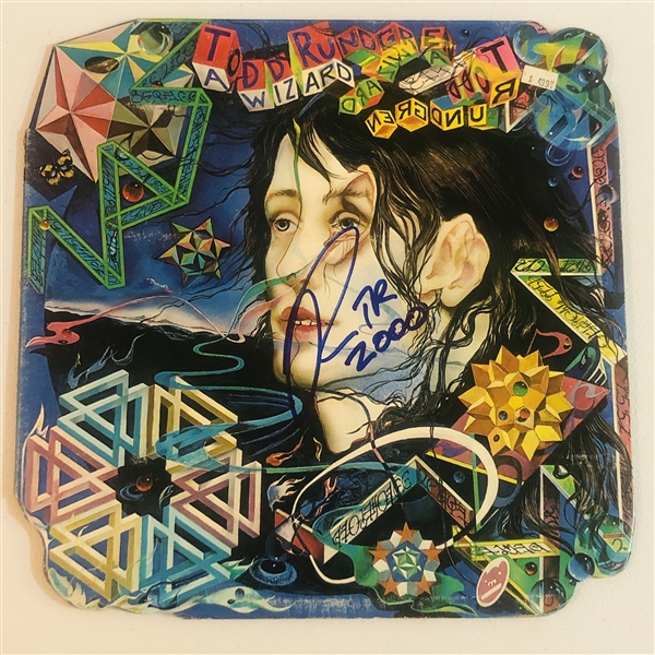 Todd Rundgren In-Person Signed “A Wizard, A True Star” Album Record (John Brennan Collection) (Beckett/BAS Authentication)