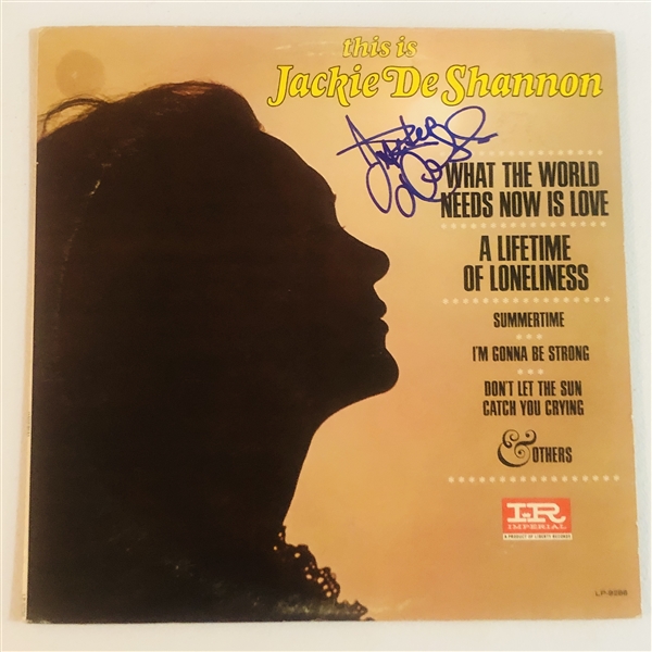 Jackie DeShannon In-Person Signed “This Is” Album Record (John Brennan Collection) (Beckett/BAS Authentication)