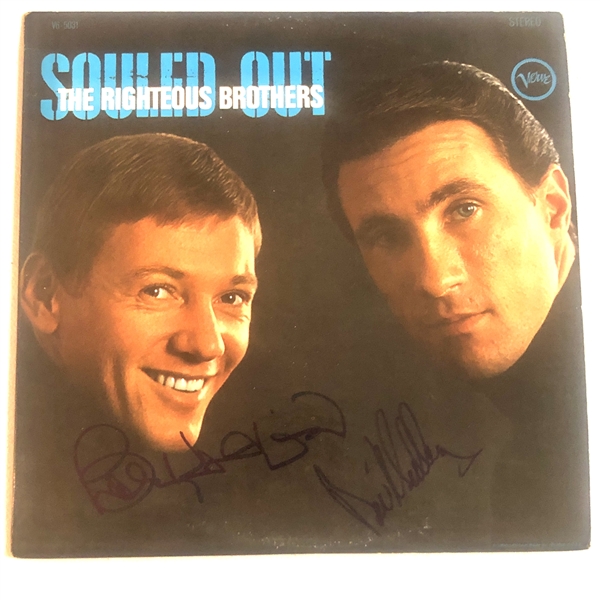 The Righteous Brothers In-Person Signed “Souled Out” Album Record (2 Sigs) (John Brennan Collection) (Beckett/BAS Authentication)