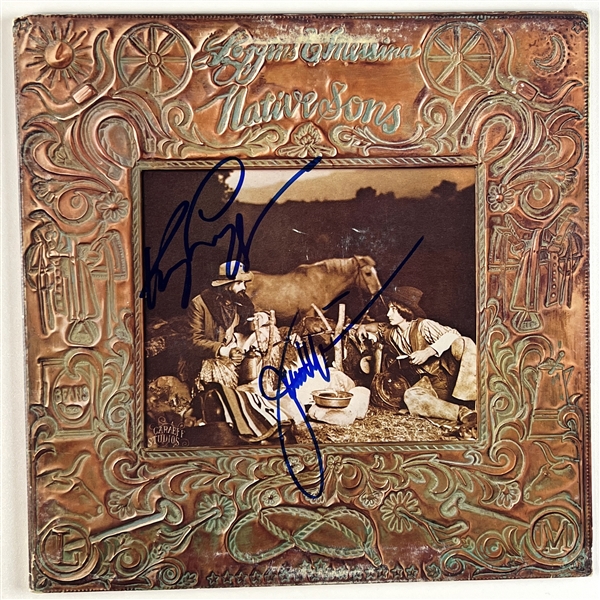 Loggins & Messina In-Person Dual-Signed “Native Sons” Album Record (2 Sigs) (John Brennan Collection) (Beckett/BAS Authentication)