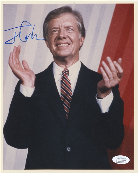 Jimmy Carter In-Person Signed 8” x 10” Photo (John Brennan Collection) (JSA Authentication)
