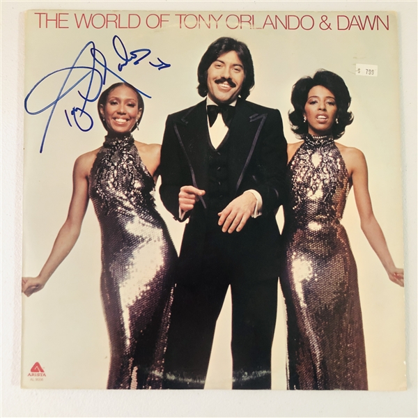 Tony Orlando In-Person Signed “The World of Tony Orlando & Dawn” Album Record (John Brennan Collection) (Beckett/BAS Authentication)
