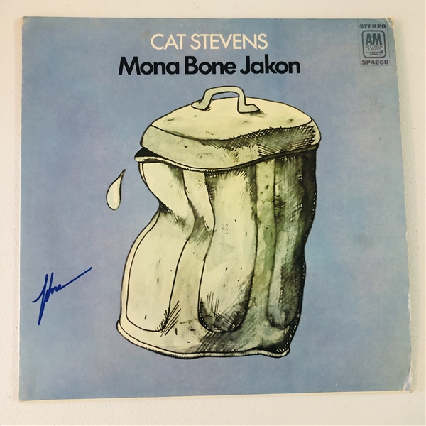 Cat Stevens In-Person Signed “Mona Bone Jakon” Album Record (John Brennan Collection) (Beckett/BAS Authentication)