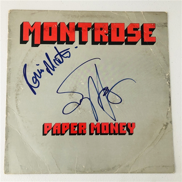 Montrose w/ Sammy Hagar In-Person Signed “Paper Money” Album Record (2 Sigs) (John Brennan Collection) (Beckett/BAS Authentication)