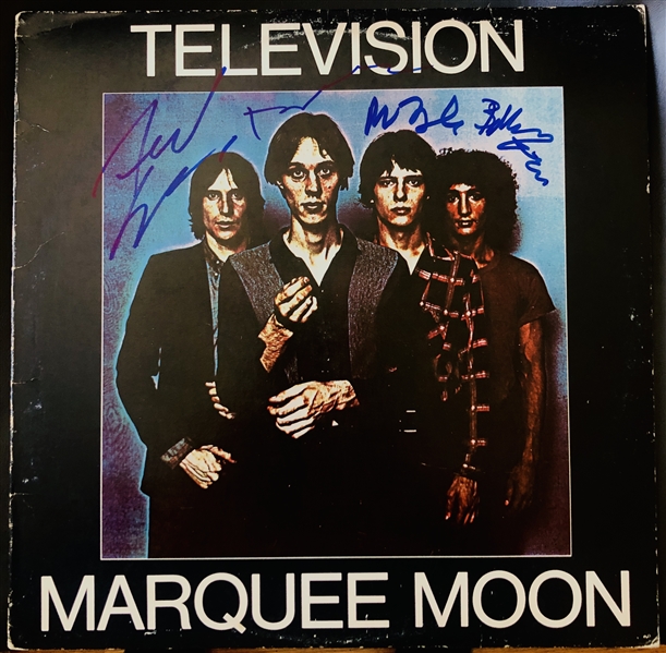 Television Group Signed In-Person “Marquee Moon” Album Record (John Brennan Collection) (JSA Authentication) 