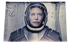 Elon Musk Signed Oversized 18” x 12” Photo “SpaceX” Astronaut (ACOA) 