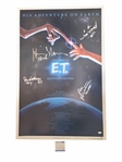 “E.T. The Extra Terrestrial” Cast Signed 27” x 41” Movie Poster Exact Proof (ACOA)