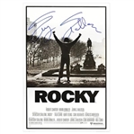 Sylvester Stallone Signed Rocky Single-Sided 24” x 36” Movie Poster (Celebrity Authentics) (Third Party Guaranteed)