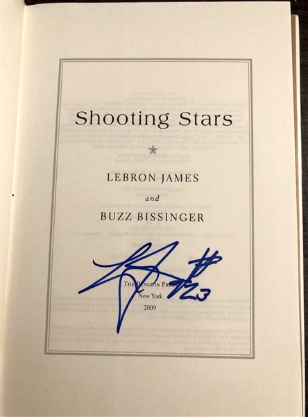 LeBron James Signed “Shooting Stars” Book (JSA Authentication) 