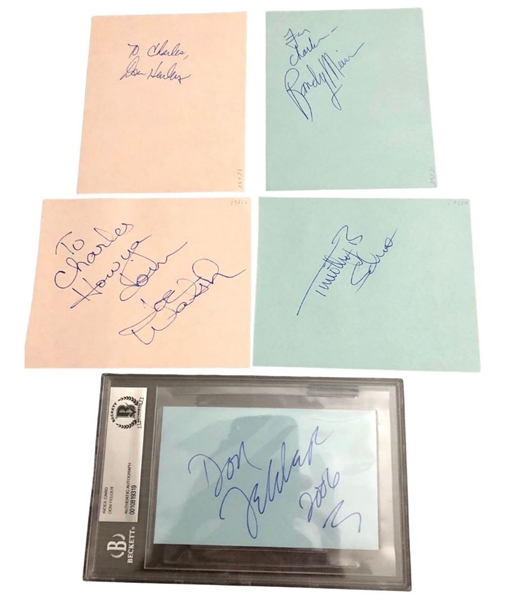 Eagles Group Autograph Set (5 Sigs) (PSA Authentication & Beckett/BAS Encapsulation) 