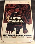 Clint Eastwood Signed “A Fistful of Dollars” 11” x 17” Mini Poster (PSA Authentication) 