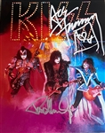 KISS: Frehley & Stanley Dual-Signed 8” x 10” Photo (2 Sigs) (Third Party Guaranteed)