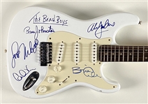 Beach Boys Group Signed Fender Squier Bullet Guitar (5 Sigs) (Beckett/BAS)